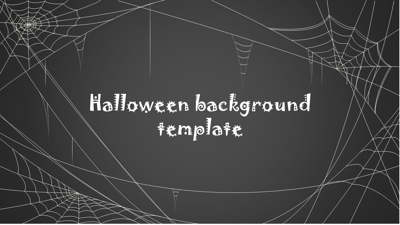 Halloween background template